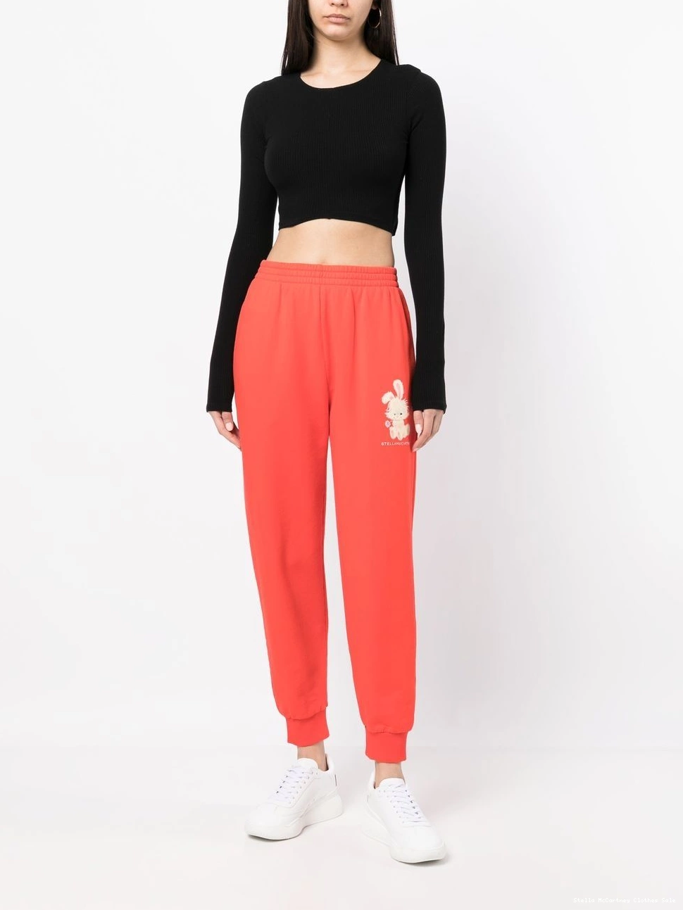 Cheap Stella graphic-print Women tapered pants McCartney track 0720